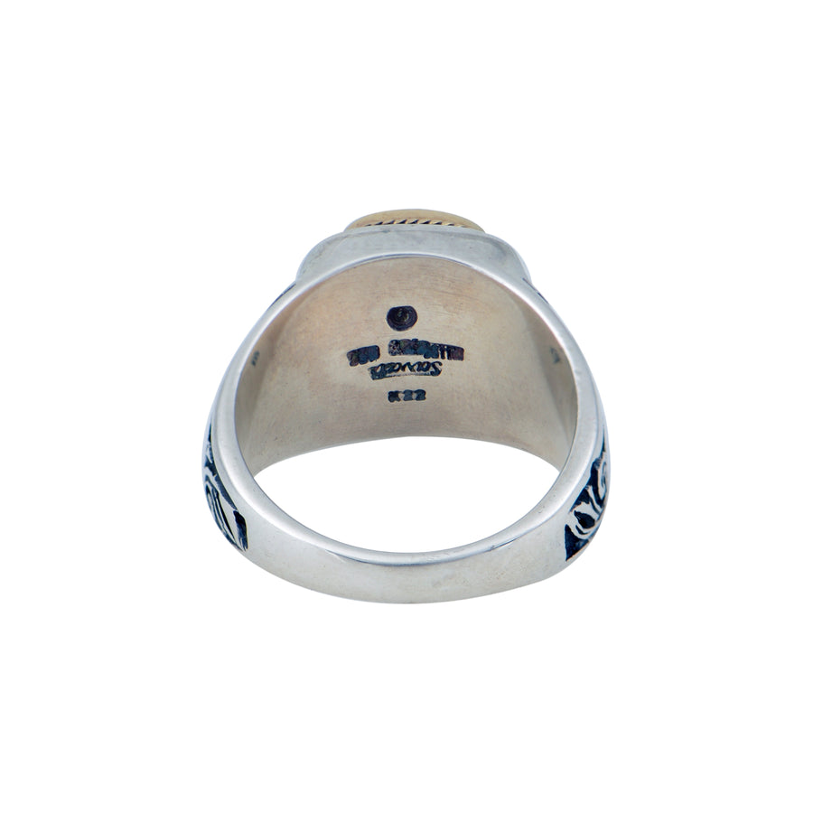 "Jesus Christ Victorious" Silver/Gold Ring