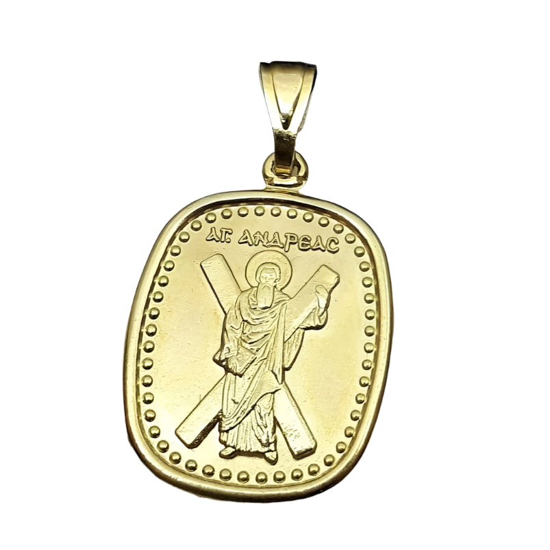 Saint Andew Gold Medallion