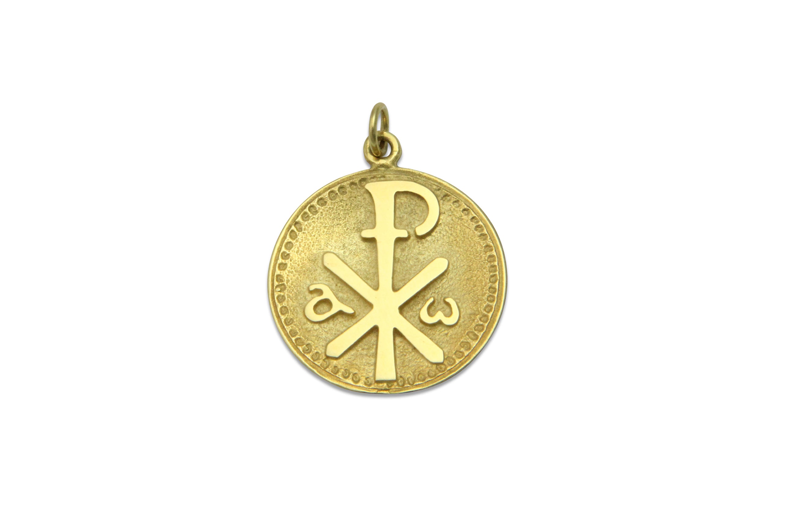 Gold Chi-Rho Necklet