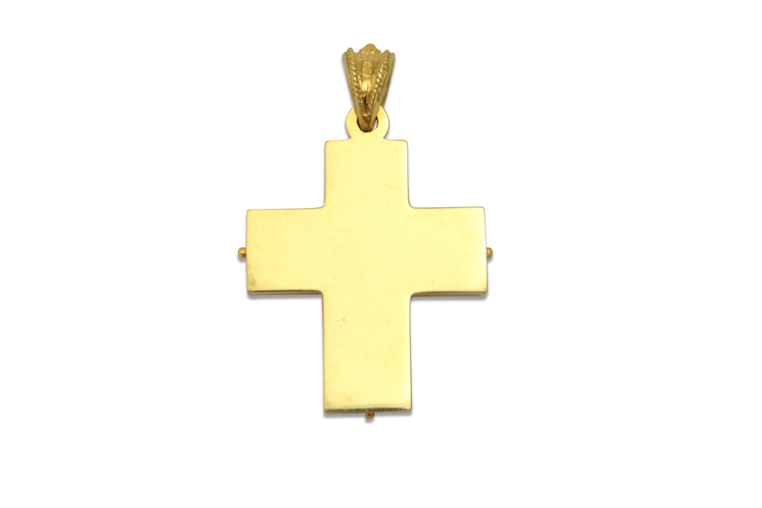 Empress Theo Gold Byzantine Cross | Handmade Greek Jewelry | Melikos