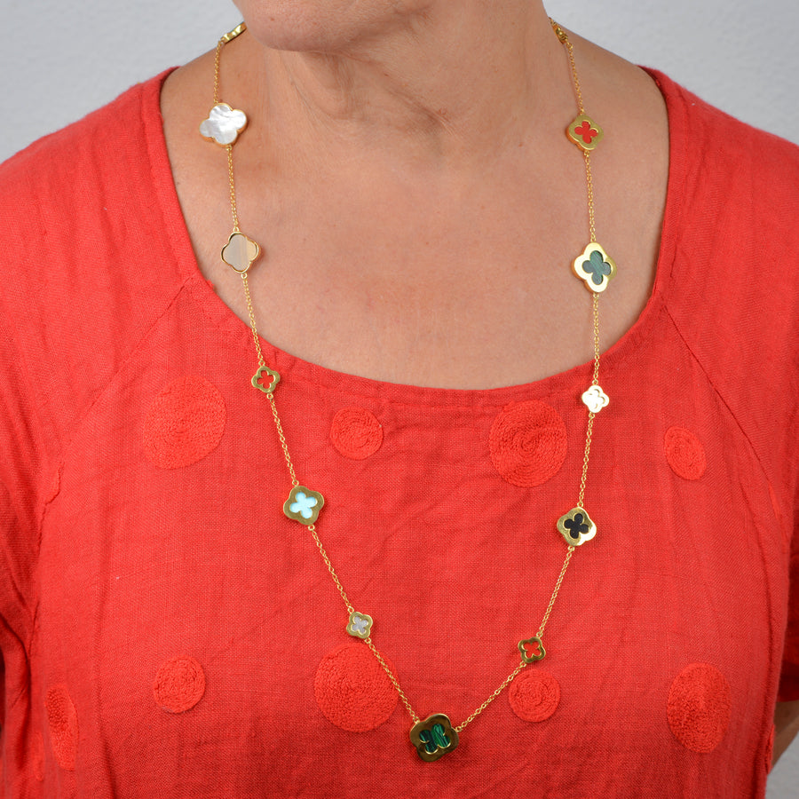 Gold Vermeil Palette Necklace