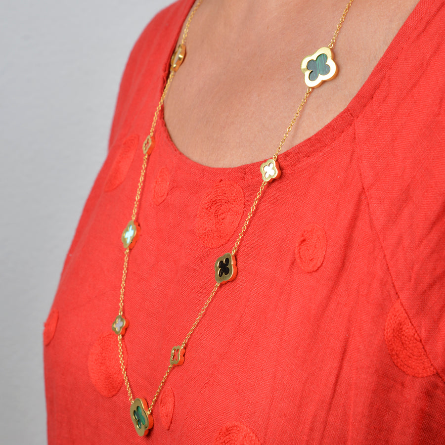 Gold Vermeil Palette Necklace