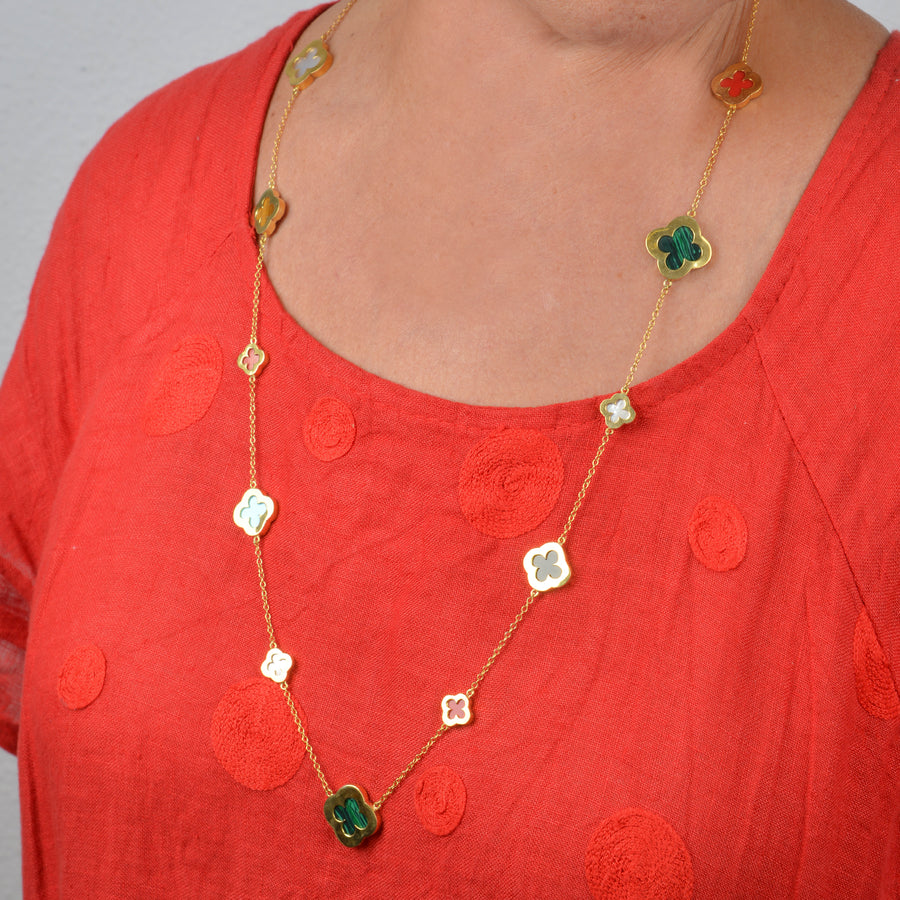 Gold Vermeil Palette Necklace