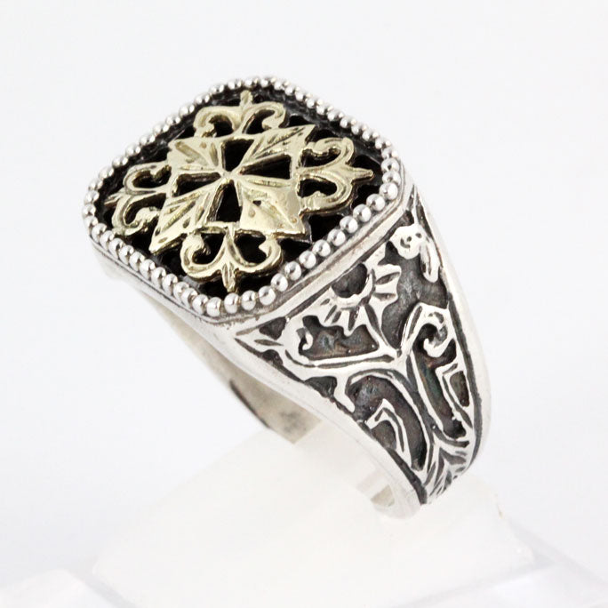 SV0330r Silver & Gold Ring_4